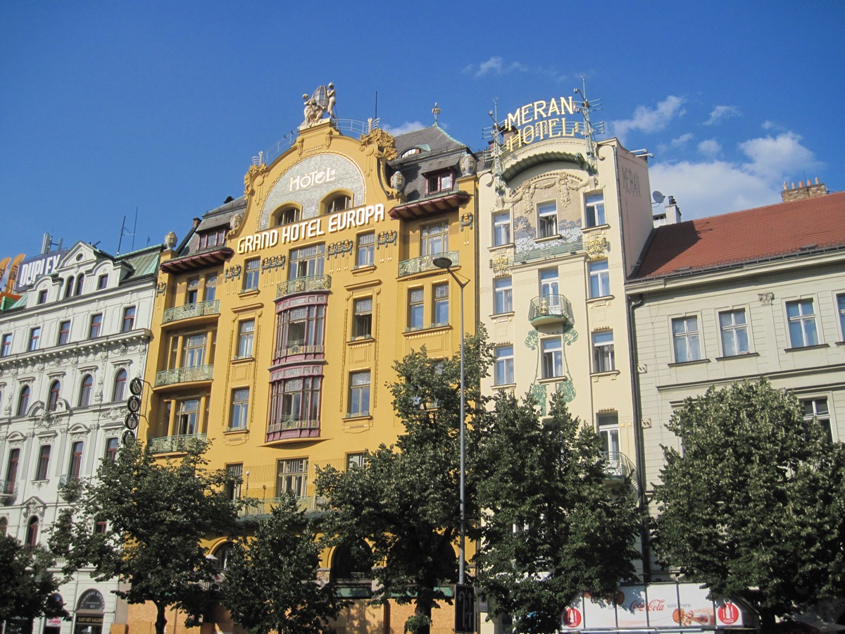 26-Praga-Grand Hotel Europa nel centro storico in via Vaclavske Namesti